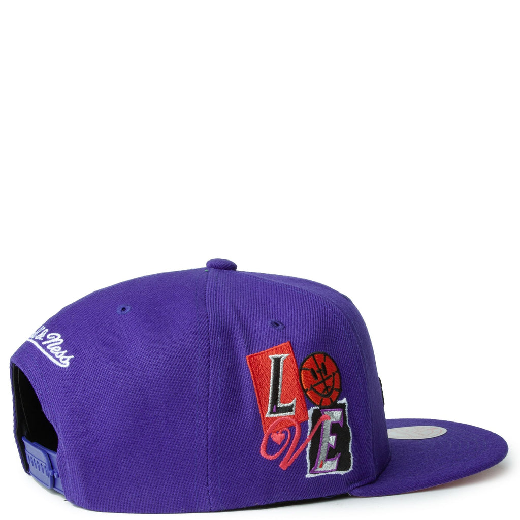 Mens Mitchell & Ness NBA ALL LOVE SNAPBACK HWC RAPTORS