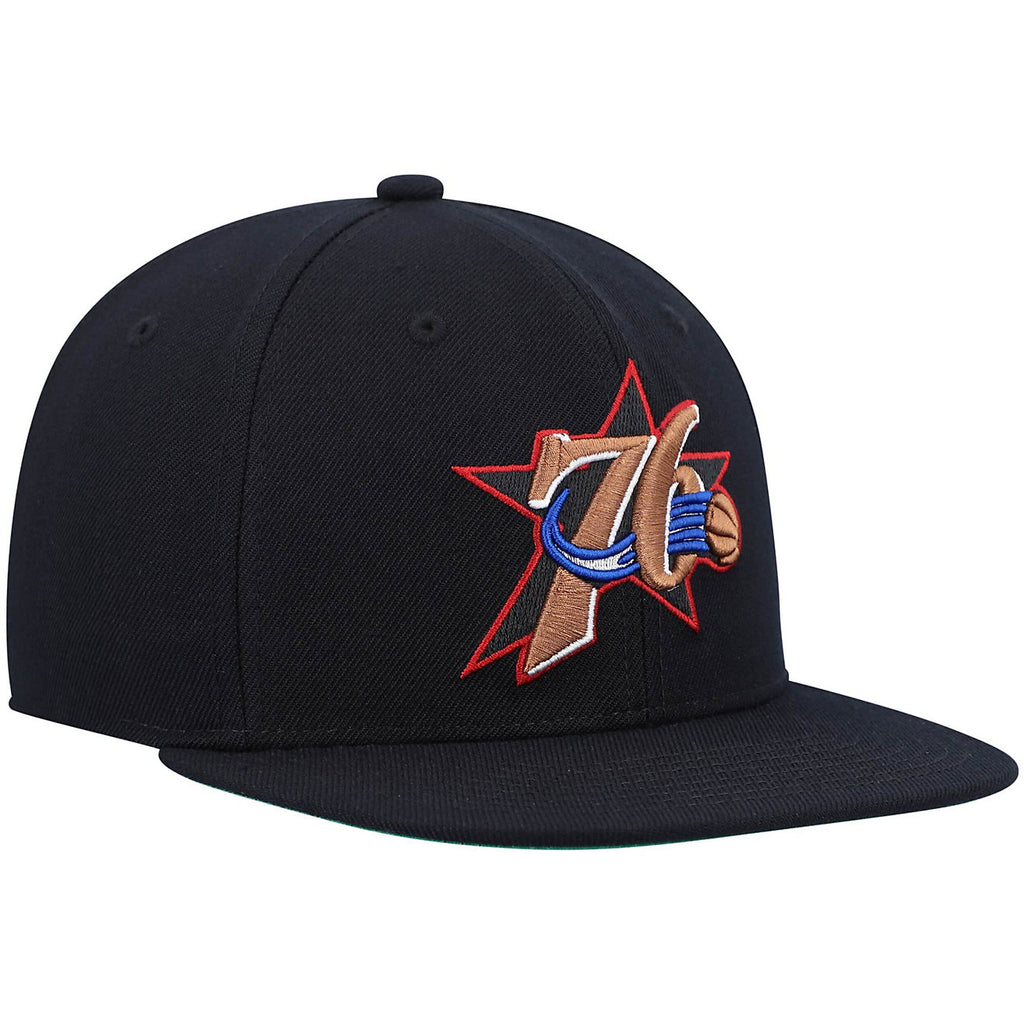 MENS MITCHELL & NESS NBA TEAM GROUND 2.0 SNAPBACK HWC 76ERS