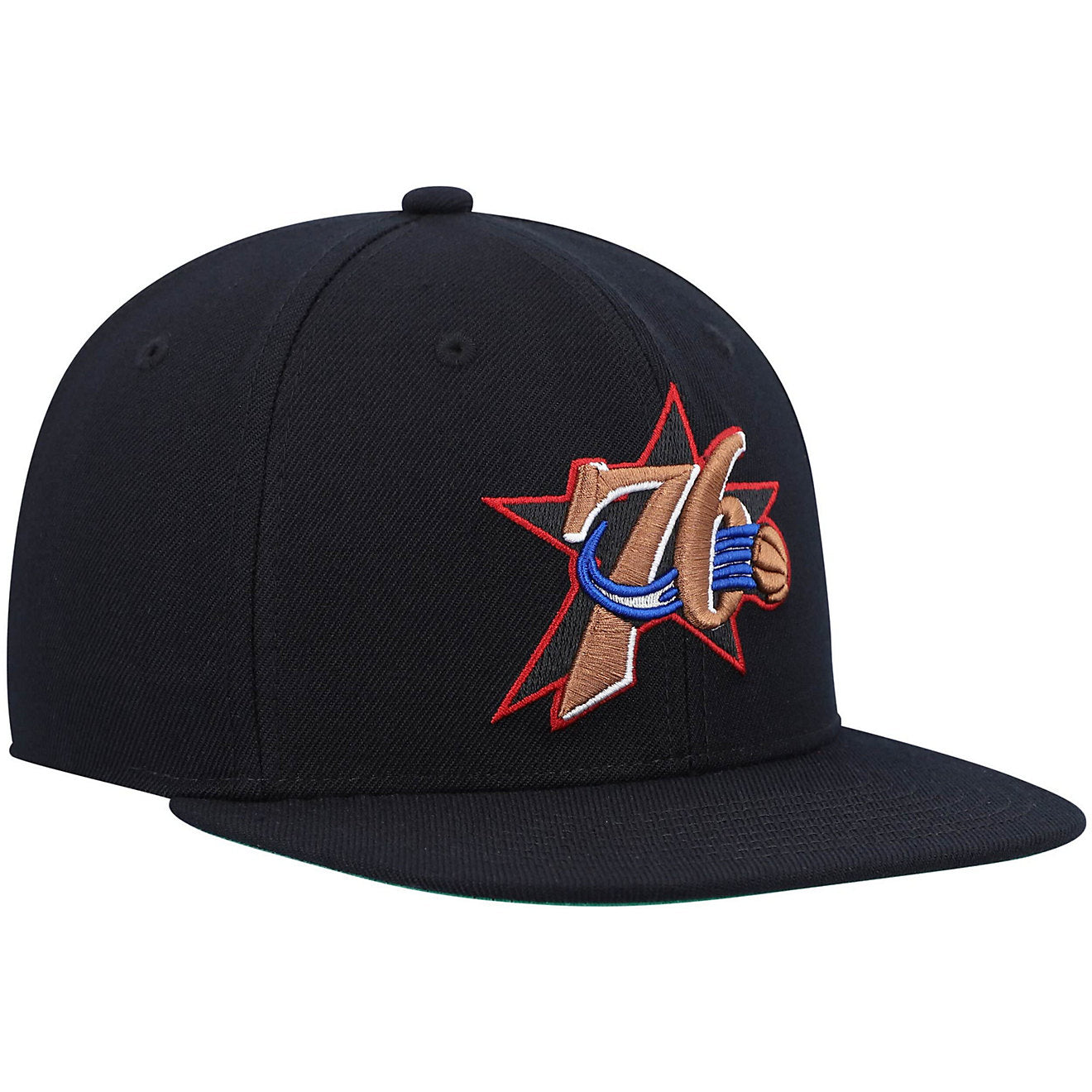MENS MITCHELL & NESS NBA TEAM GROUND 2.0 SNAPBACK HWC 76ERS