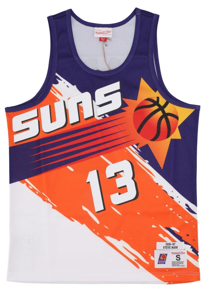 MENS MITCHELL & NESS PAINT BRUSH NN MESH TANK SUNS STEVE NASH