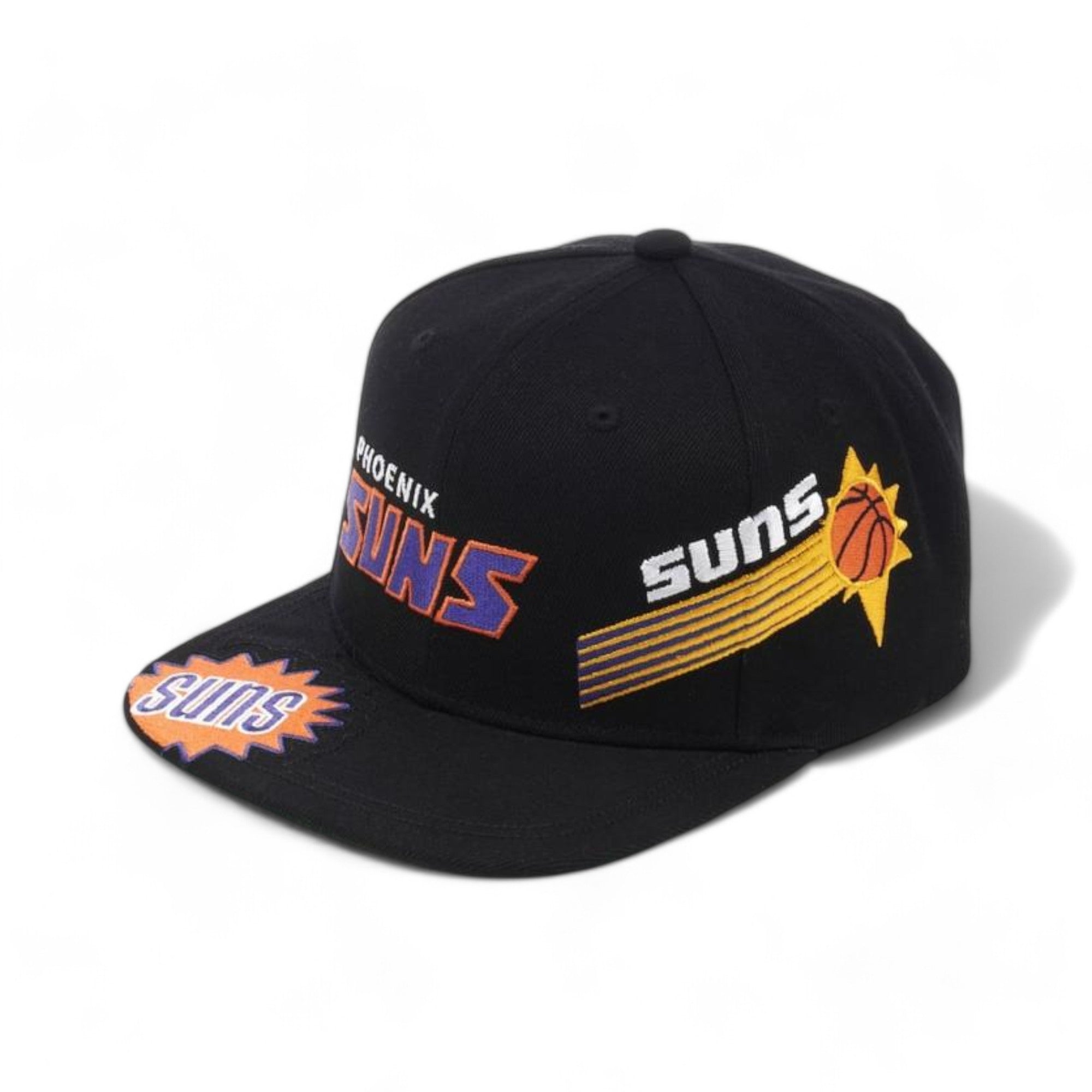 MENS MITCHELL & NESS NBA LANDED SNAPBACK HWC SUNS - BLACK