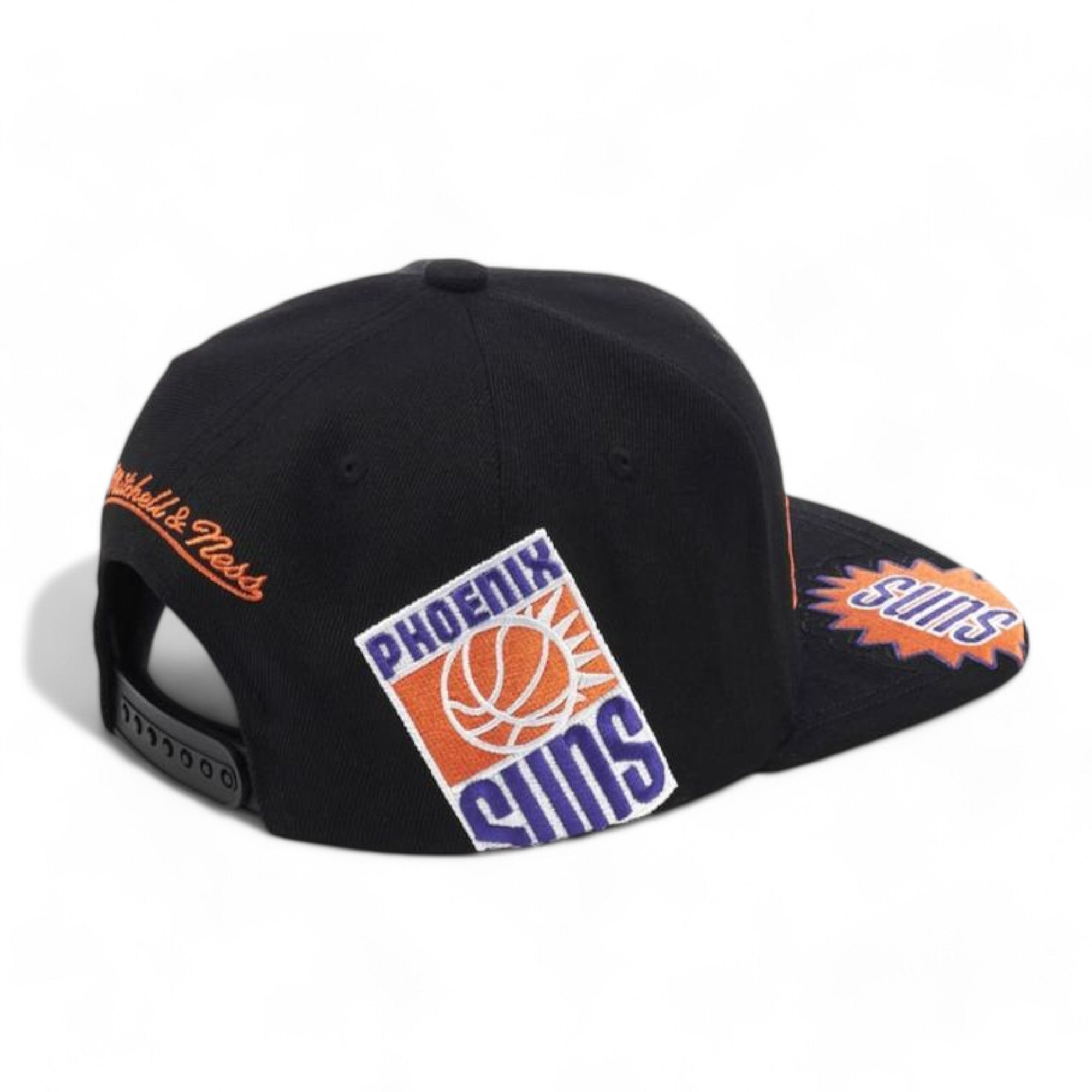 MENS MITCHELL & NESS NBA LANDED SNAPBACK HWC SUNS - BLACK