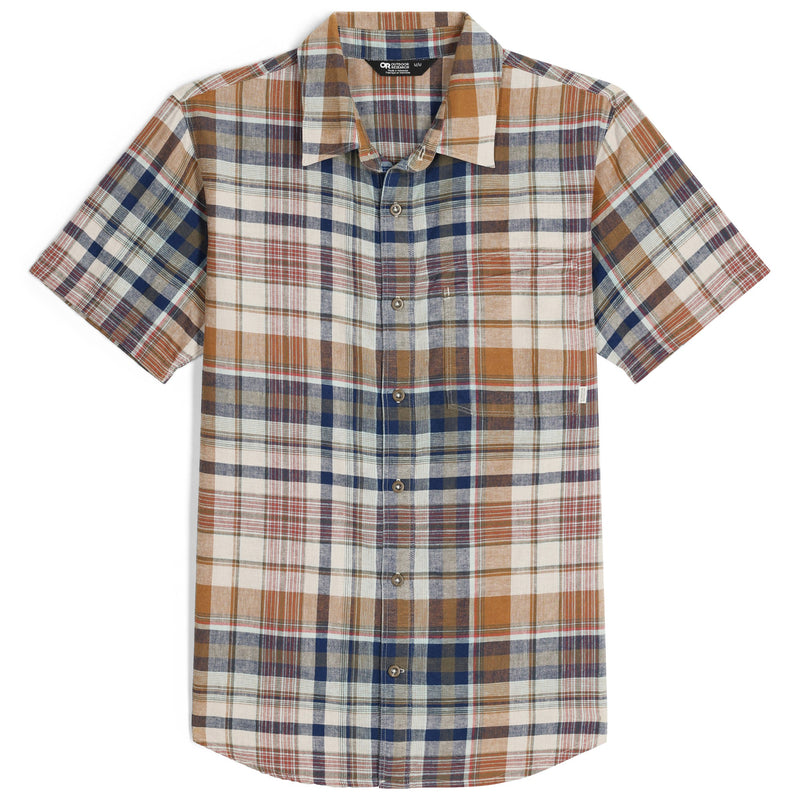[300376-2442] MENS OUTDOOR RESEARCH WEISSE BUTTON DOWN PLAID SHIRT
