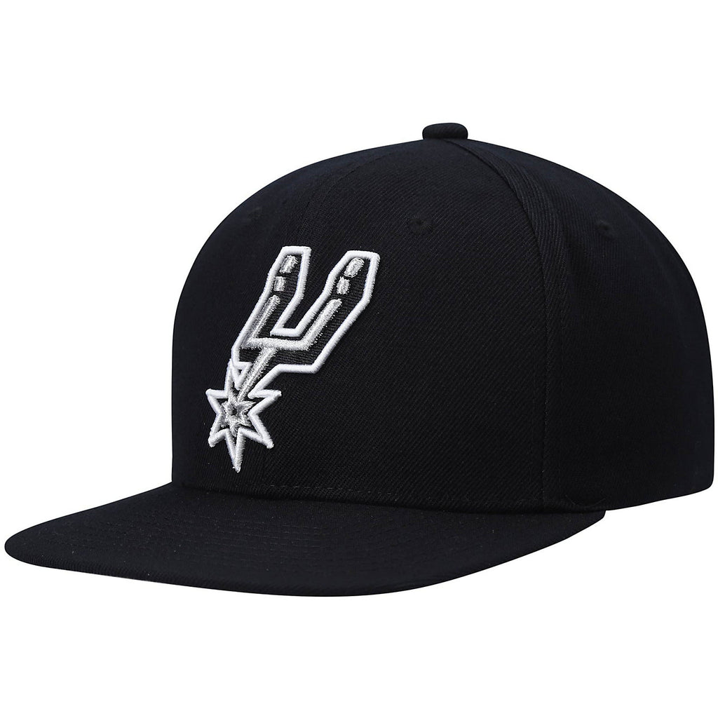 MENS MITCHELL & NESS NBA TEAM GROUND 2.0 SNAPBACK SPURS