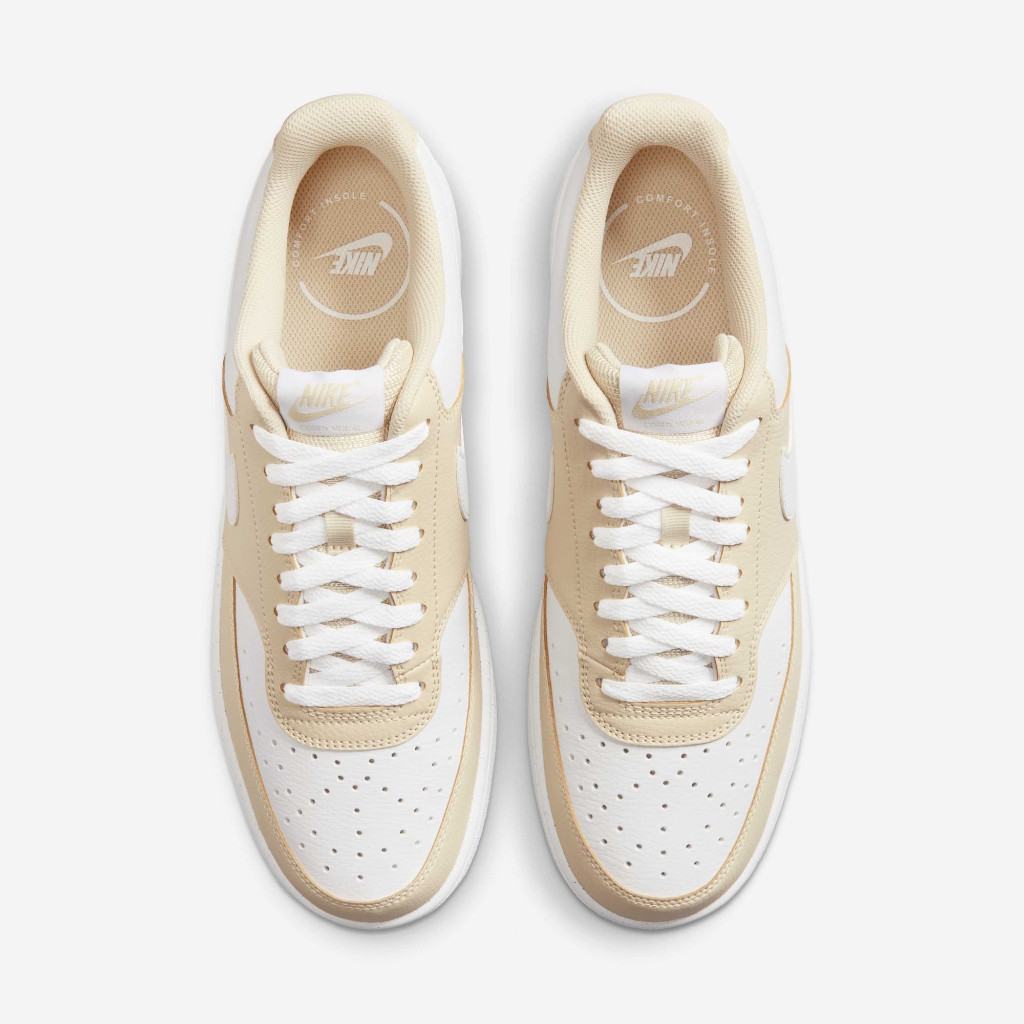 [HM9862-200] MENS NIKE COURT VISION LOW 'LIGHT KHAKI'