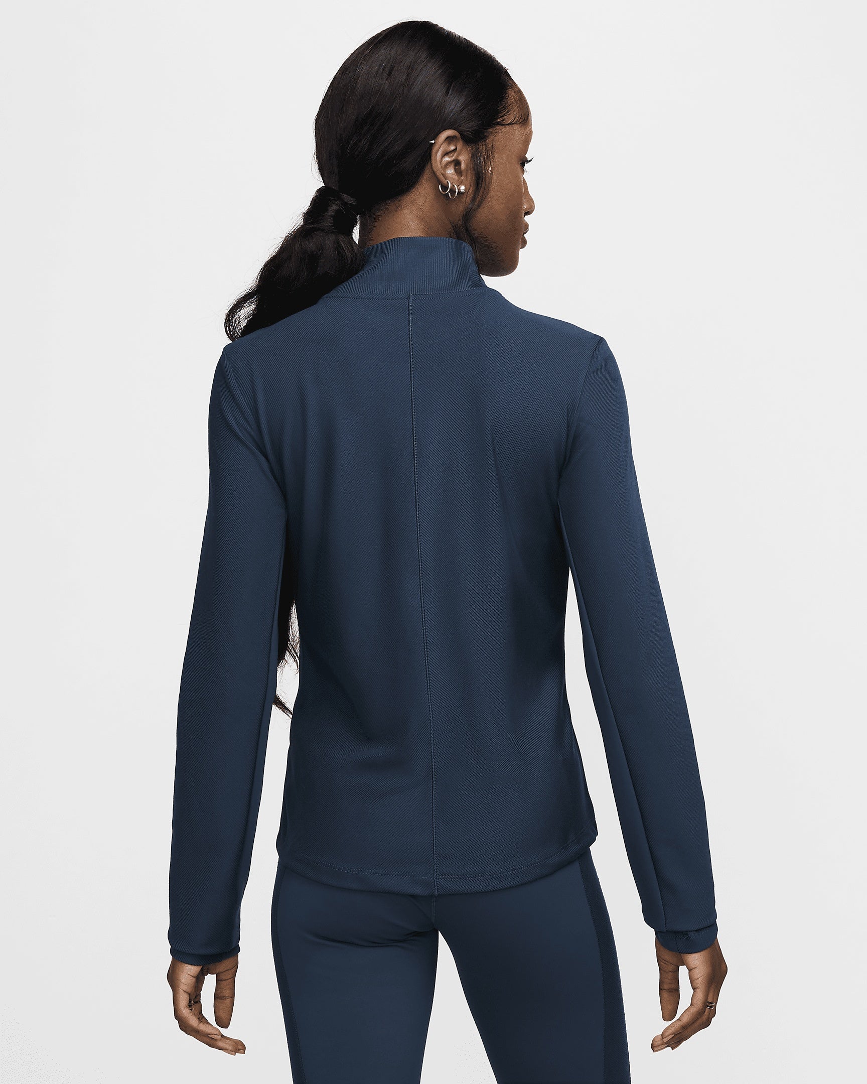 [HJ5398-478] Mens Nike ONE RIB FULL ZIP MID LAYER