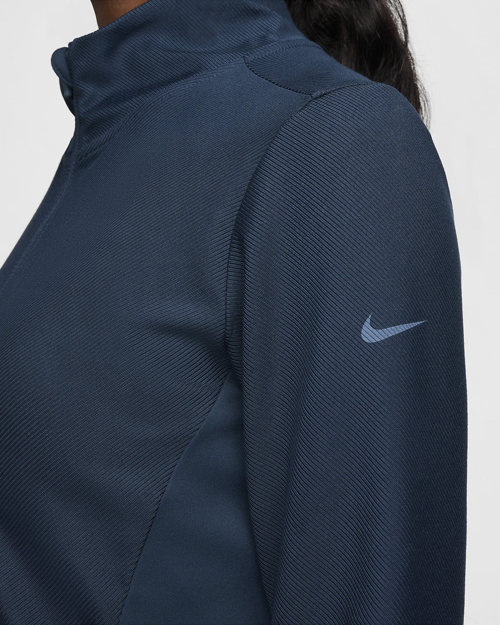 [HJ5398-478] Mens Nike ONE RIB FULL ZIP MID LAYER