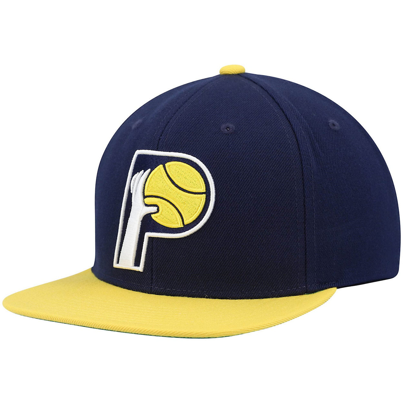 MENS MITCHELL & NESS NBA TEAM 2 TONE 2.0 SNAPBACK HWC PACERS