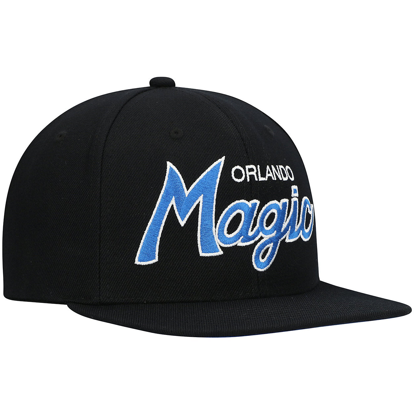 MENS MITCHELL & NESS NBA TEAM SCRIPT 2.0 SNAPBACK MAGIC