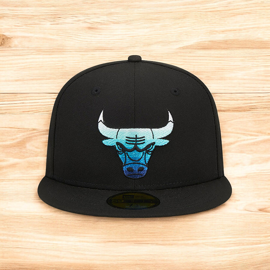 [60417723] Mens New Era NBA CHICAGO BULLS 5950 GRADIENT FITTED - BLACK