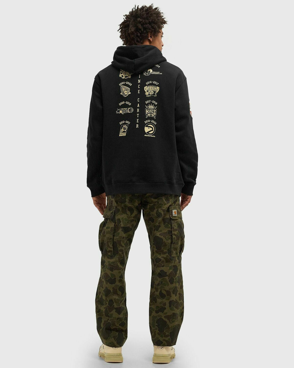 MENS MITCHELL & NESS 2024 HOF PREMIUM FLEECE HOODIE MULTI VINCE CARTER