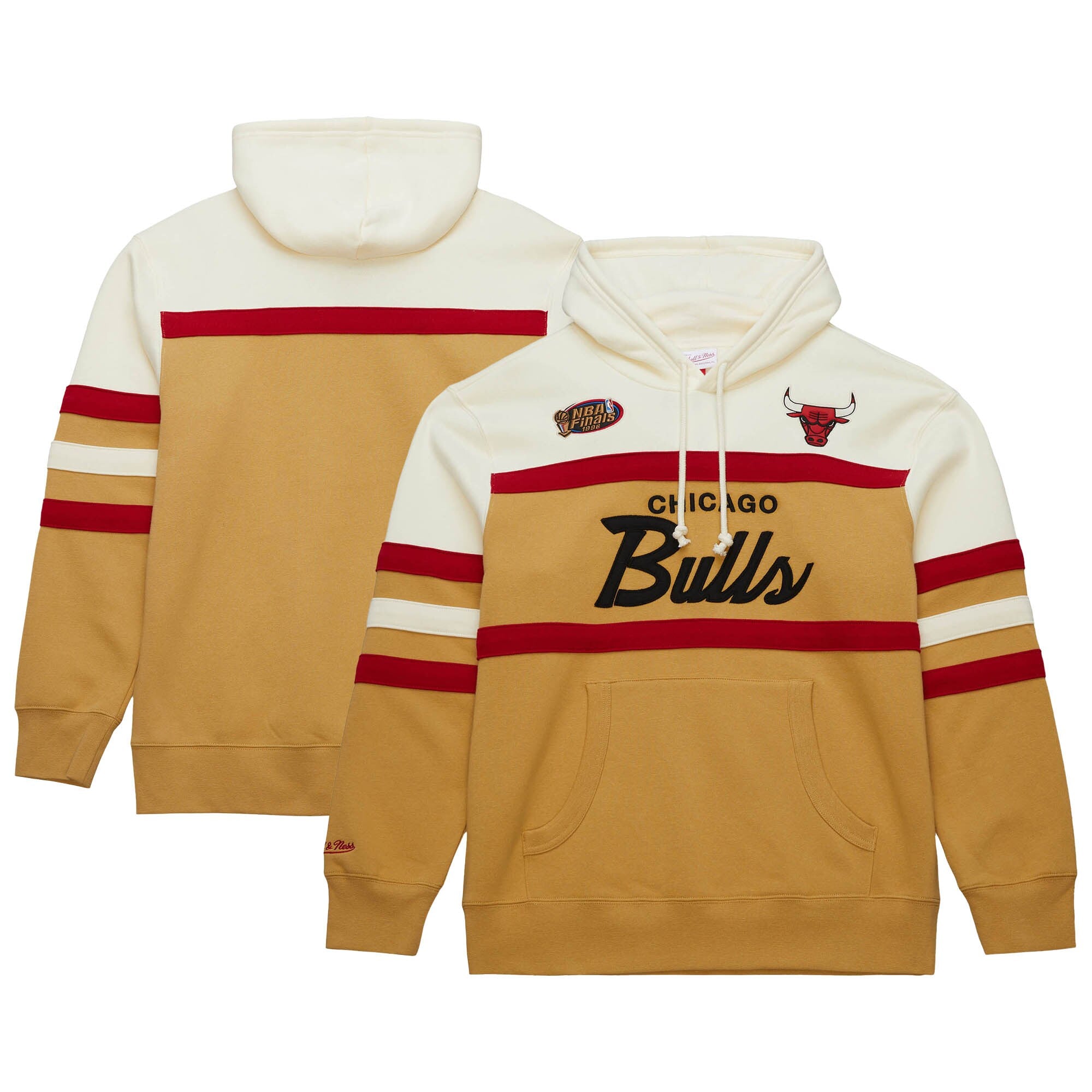 Mens Mitchell & Ness NBA HEAD COACH HOODIE BULLS