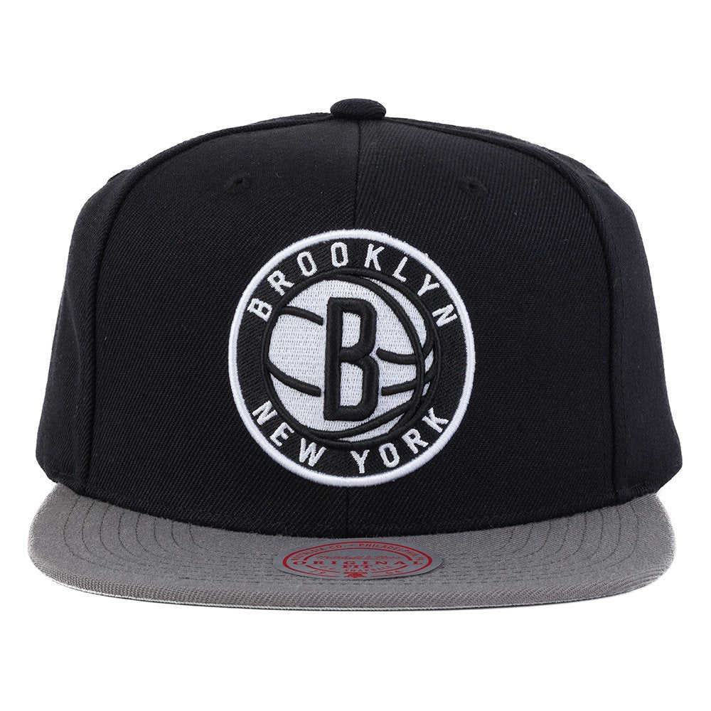 [HHSS3264-BNEYYPPPBKGY] MENS NBA BROOKLYN NETS TEAM 2 TONE 2.0 SNAPBACK