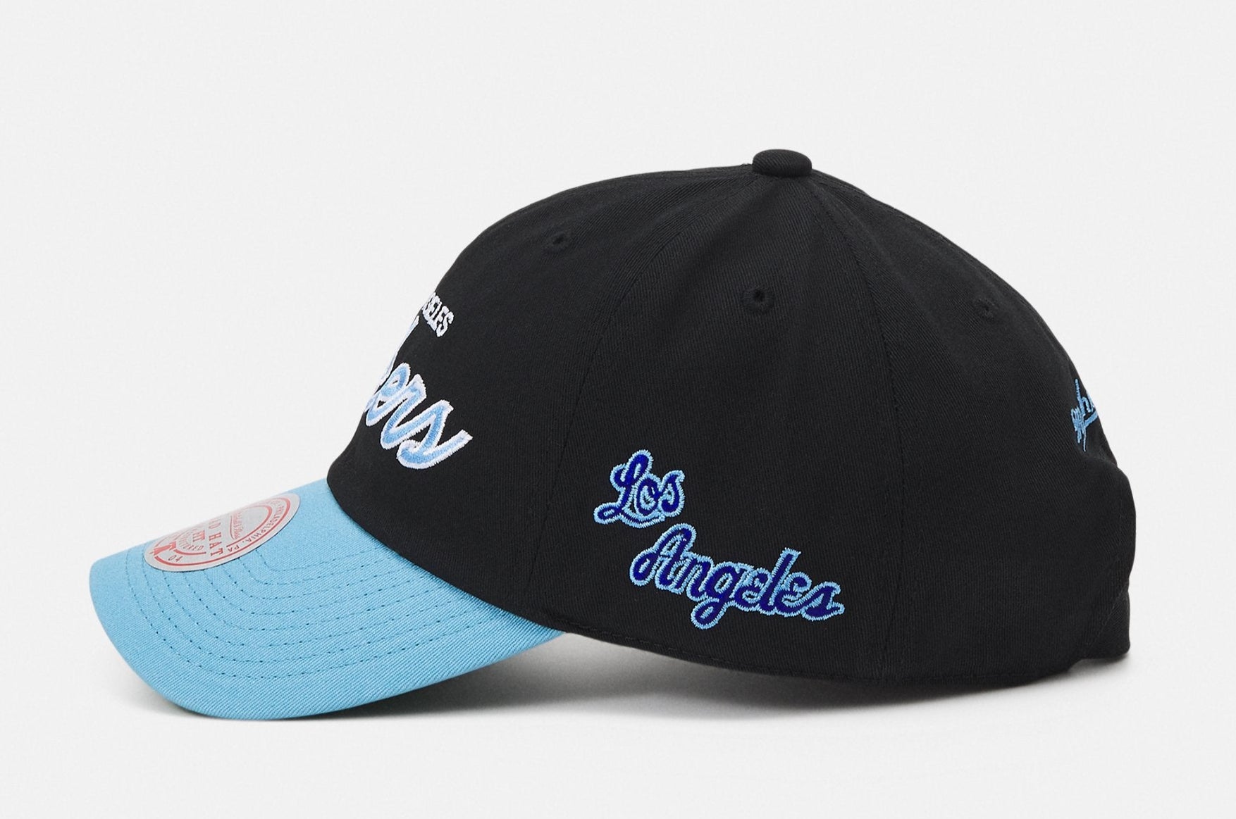 Mens Mitchell & Ness NBA TEAM SCRIPT 2.0 ROY STRAPBACK HWC LAKERS