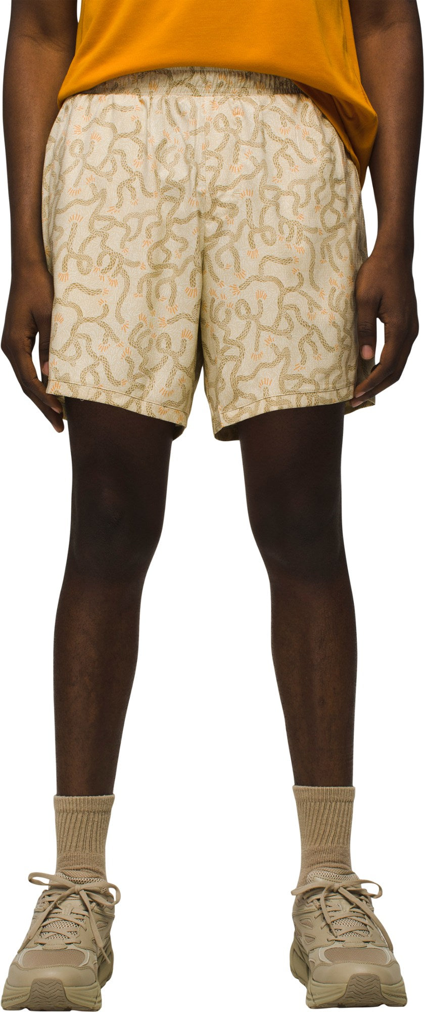 MENS PRANA PEAK TO PAVEMENT LINED UPF 30+ 6" INCH SHORTS