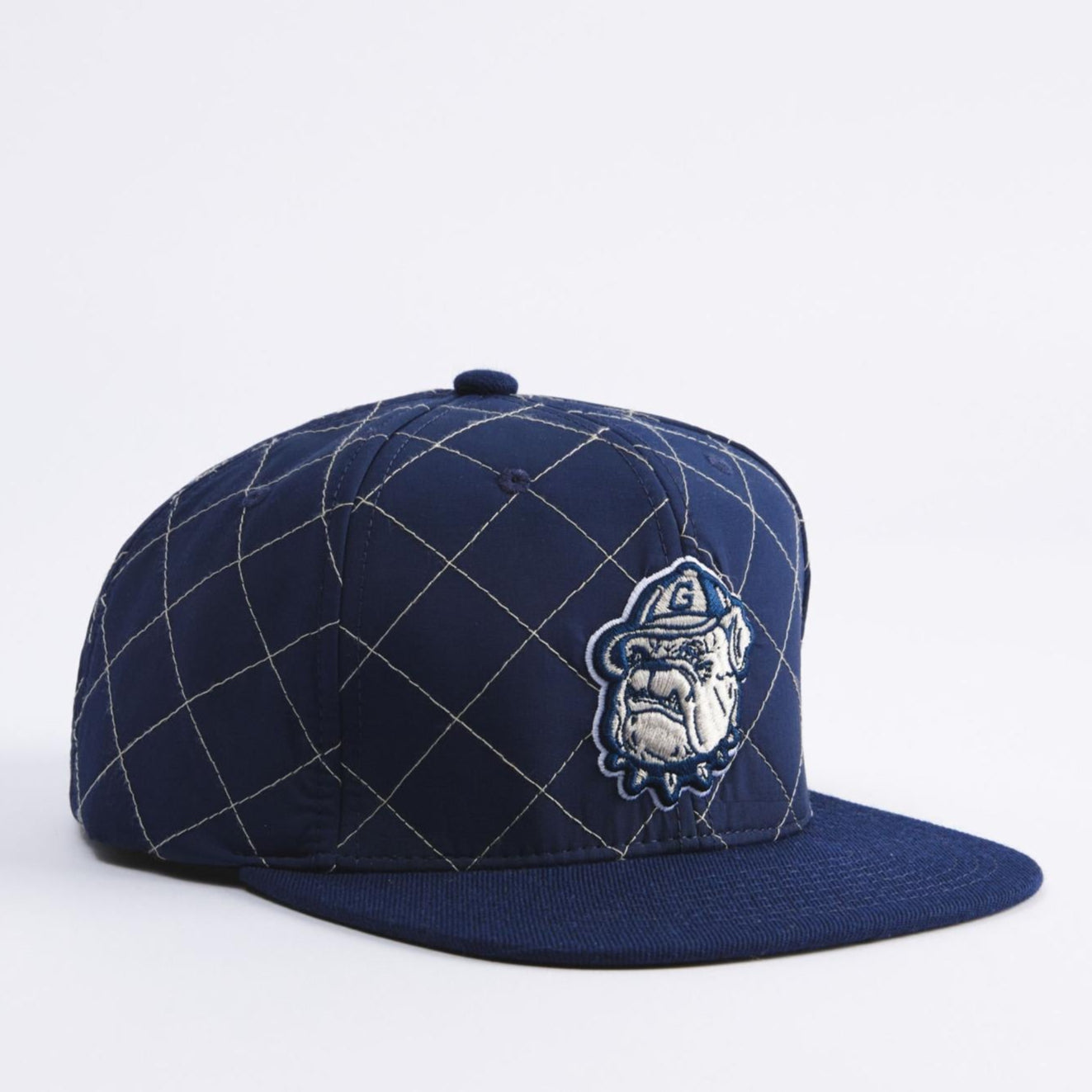 Mens Mitchell & Ness NCAA QUILTED TASLAN SNAPBACK GEORGETOWN