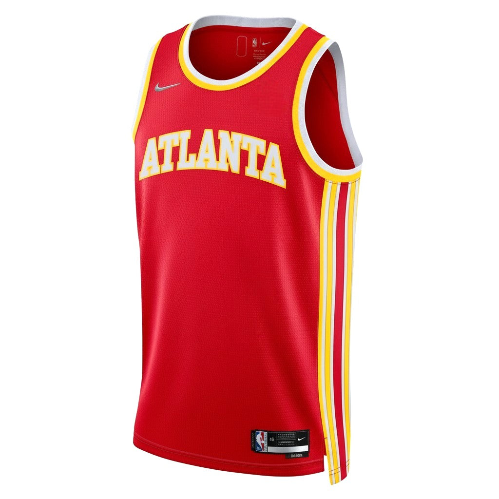 [DN2604-657] MENS NIKE NBA ATLANTA HAWKS 21/22 DIAMOND SWINGMAN JERSEY ICON EDITION