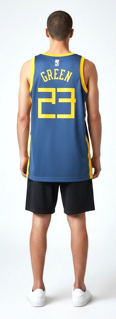 [AJ4610-427] Mens Nike NBA GS Warriors DRAYMOND GREEN "CNY" Swingman Jersey