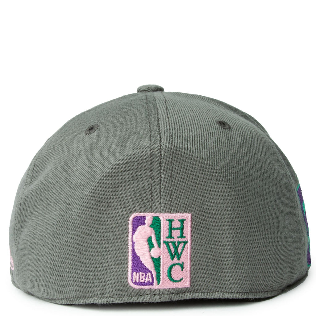 MENS MITCHELL & NESS NBA FROM DUSK FITTED HWC LAKERS - DARK GREY