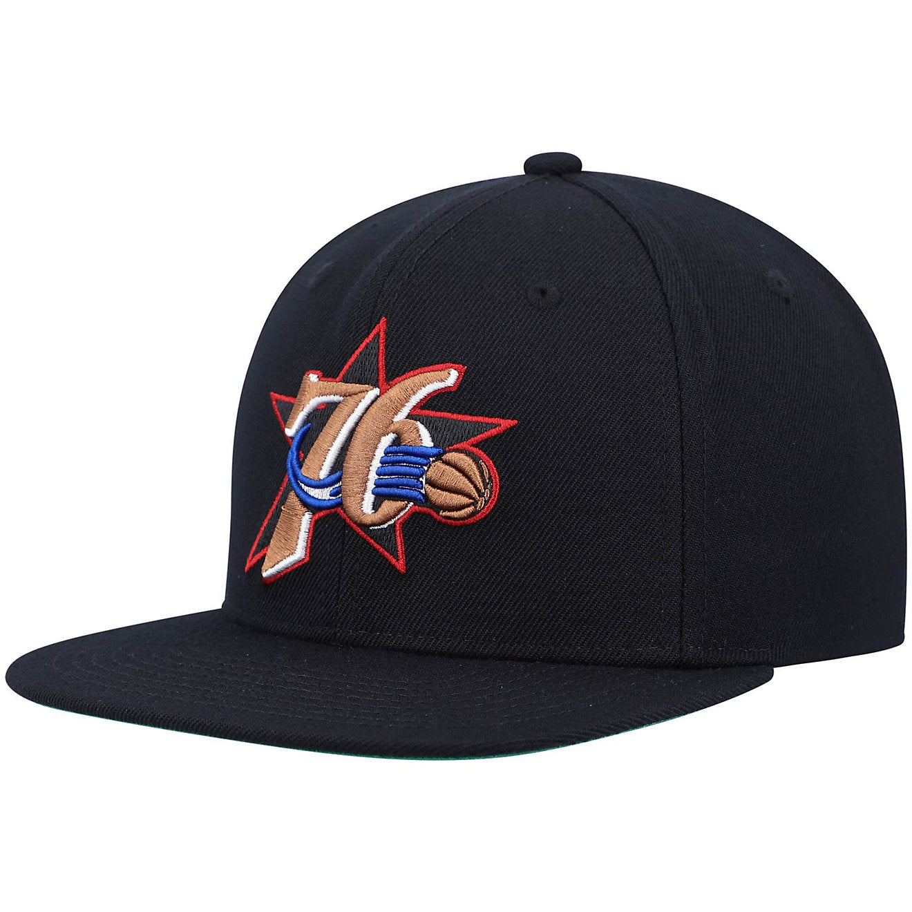 MENS MITCHELL & NESS NBA TEAM GROUND 2.0 SNAPBACK HWC 76ERS