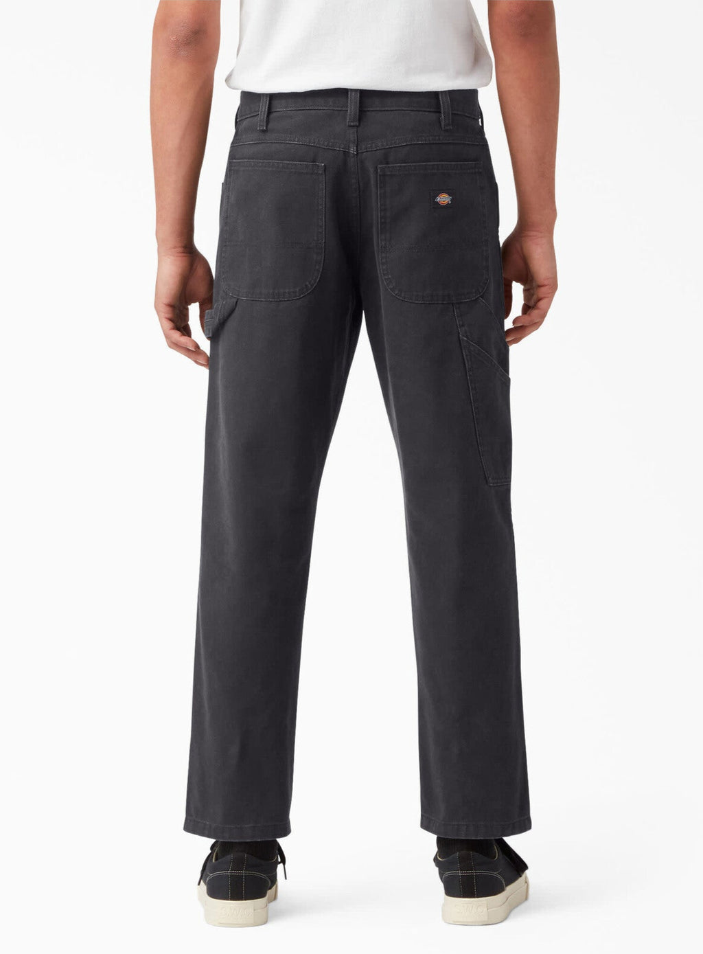 [DUR03SBK] MENS DICKIES REGULAR FIT STONEWASHED DUCK CARPENTER PANTS