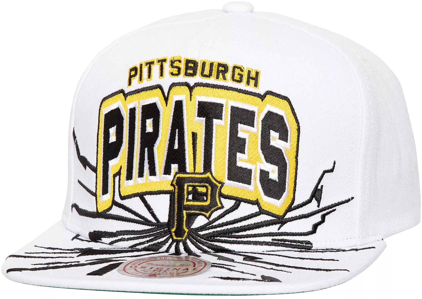 Mens Mitchell & Ness MLB AFTERSHOCK SNAPBACK PIRATES