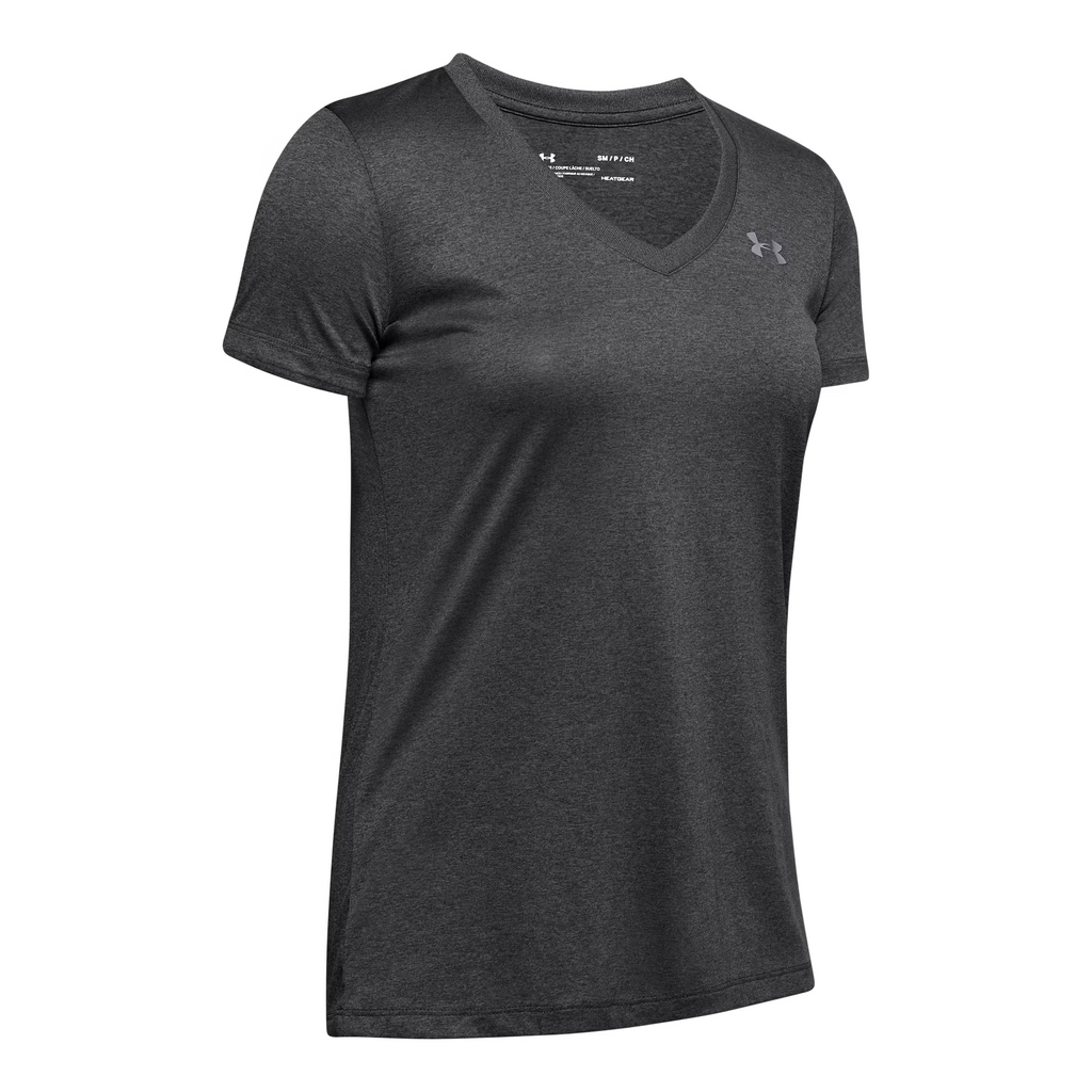 [1255839-090] WOMENS UNDER ARMOUR TECH V-NECK SHORT SLEEVE T-SHIRT