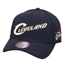 [HP11887-CCANAVY] MENS MITCHELL & NESS NBA ALT SCRIPT PC SNAPBACK CAVALIERS