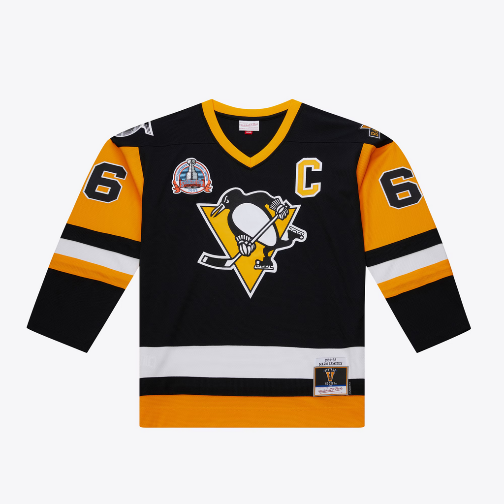 Mens Mitchell & Ness NHL DARK JERSEY PENGUINS 1991 MARIO LEMIEUX
