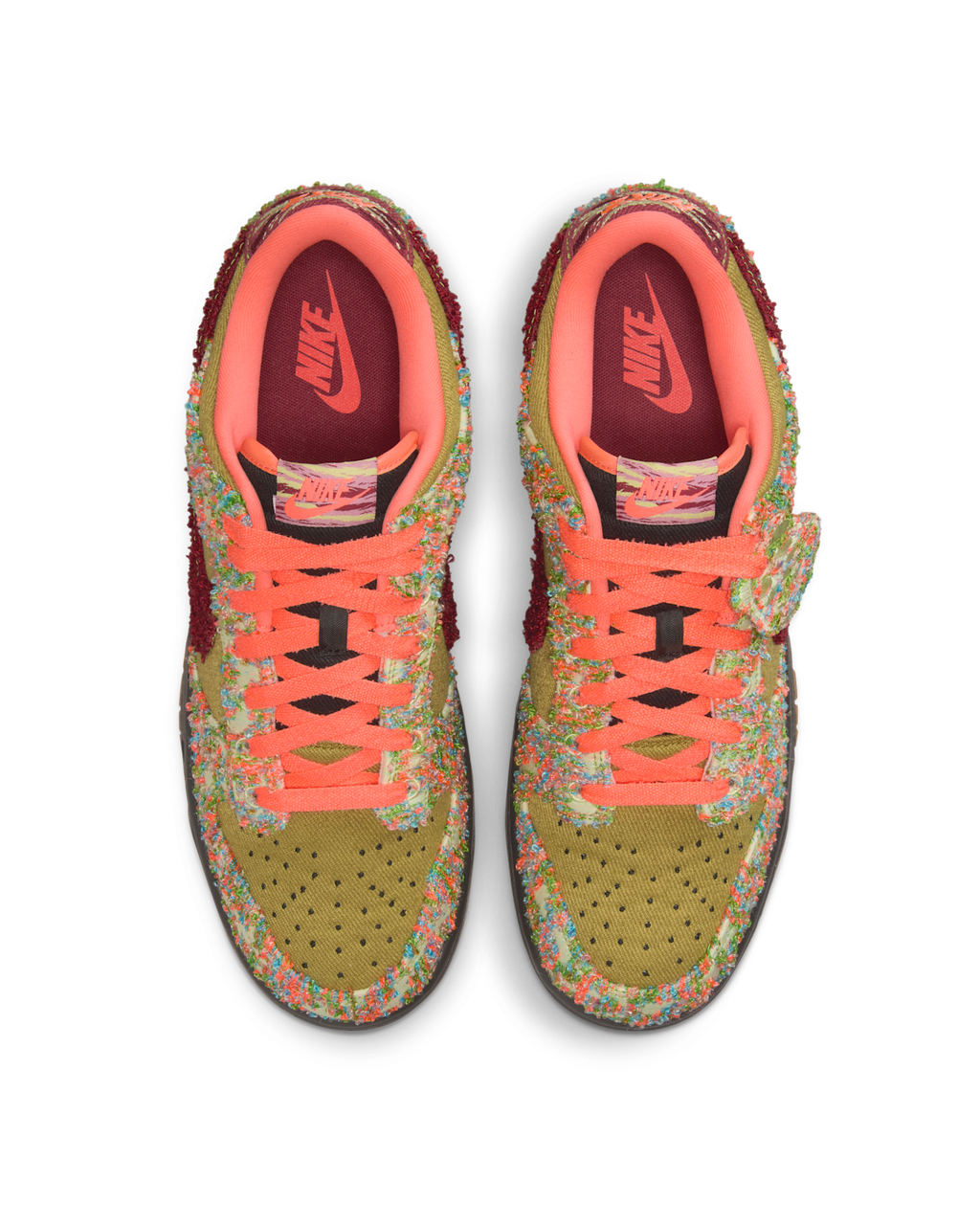 [IB2263-300] MENS NIKE DUNK LOW 'PANDA-MONIUM GREEN CURRY MULTI-COLOR'