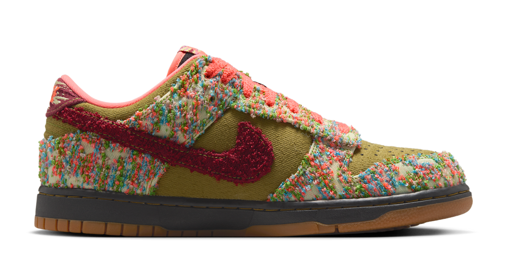 [IB2263-300] MENS NIKE DUNK LOW 'PANDA-MONIUM GREEN CURRY MULTI-COLOR'