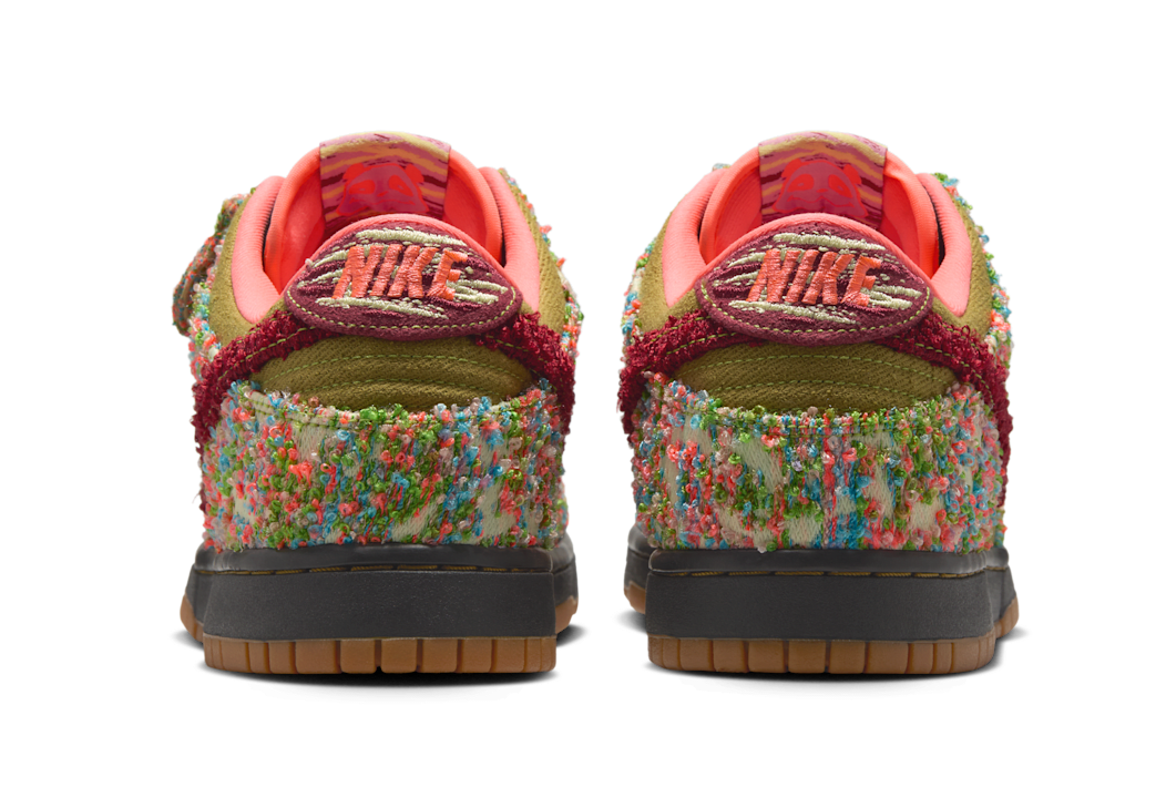 [IB2263-300] MENS NIKE DUNK LOW 'PANDA-MONIUM GREEN CURRY MULTI-COLOR'