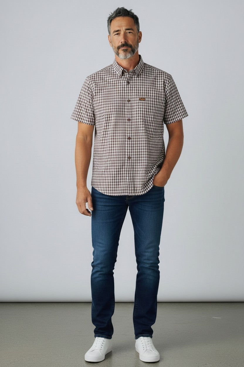 [0A4Z7O-BR] MENS DICKIES SEASONAL SHIRT SS