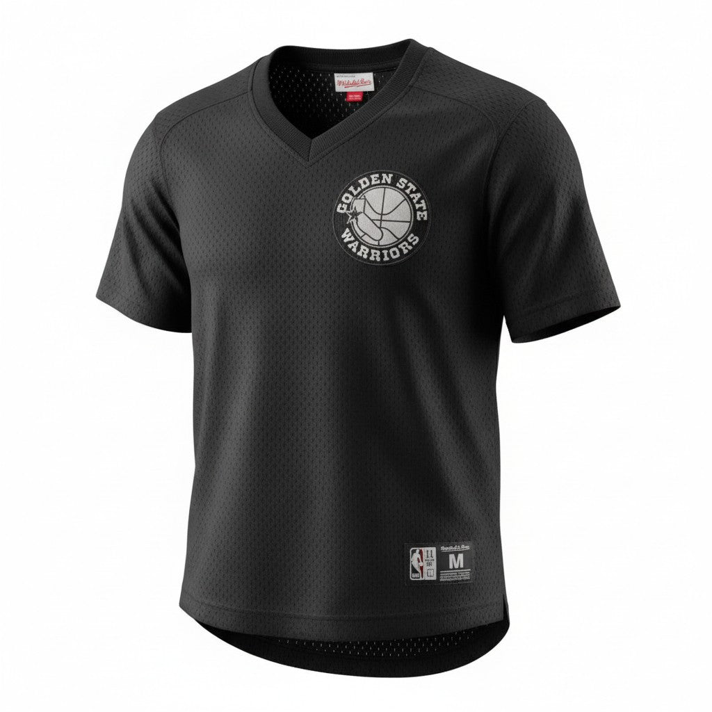 Mens Mitchell & Ness NBA Golden State Warriors Final Seconds Mesh V-Neck