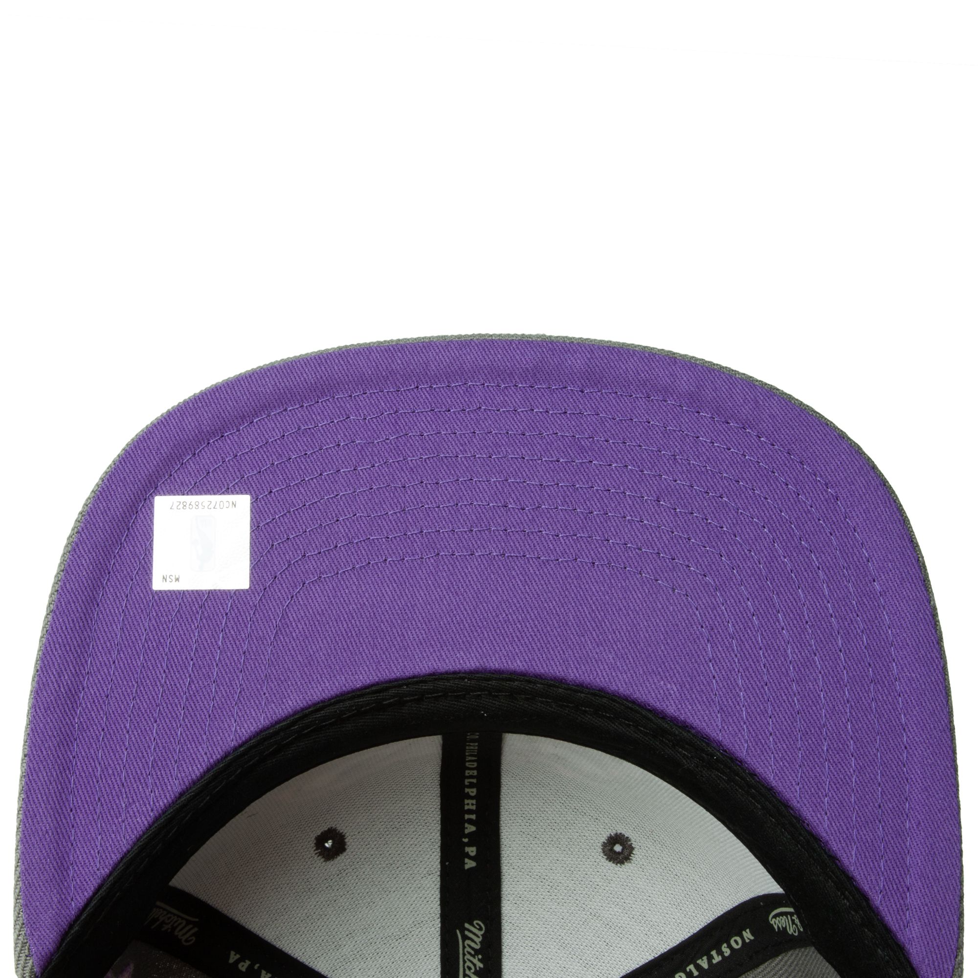MENS MITCHELL & NESS NBA FROM DUSK FITTED HWC HORNETS - DARK GREY