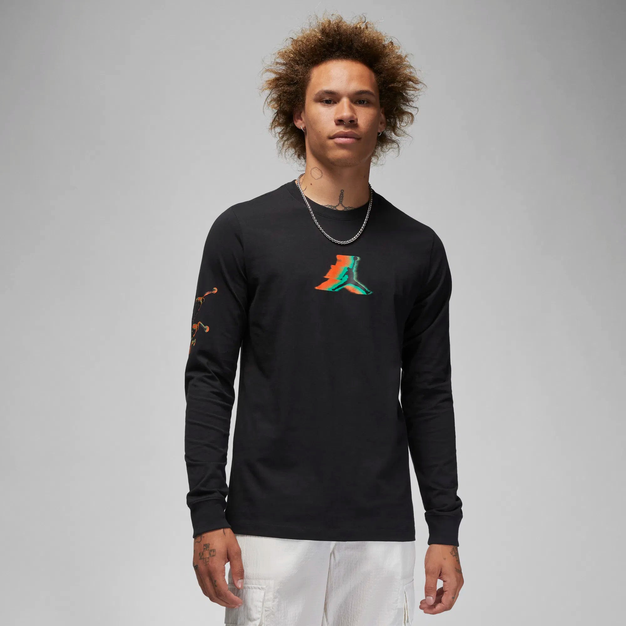 [FB7455-010] MENS AIR JORDAN LONG SLEEVE CREW T-SHIRT