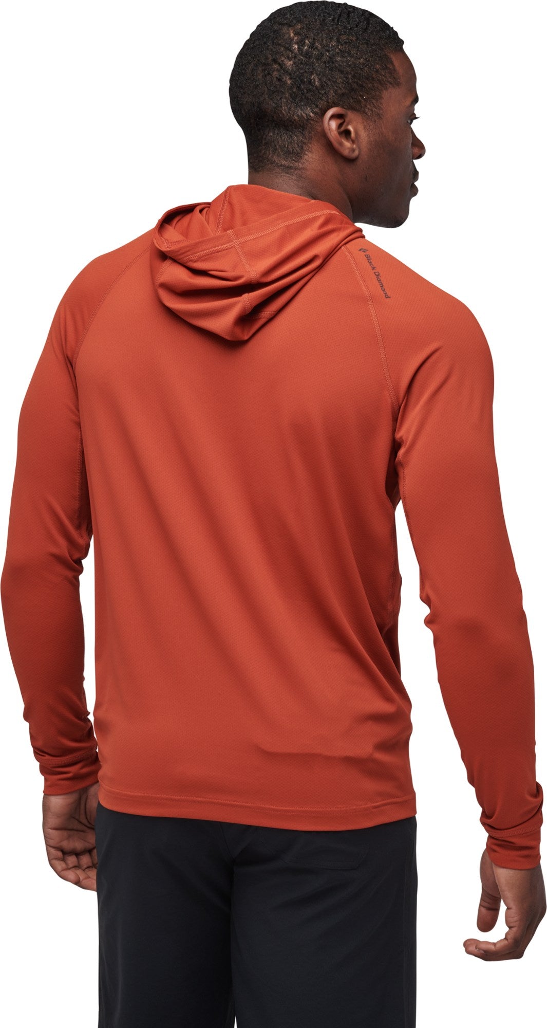 [AP7520206044] MENS BLACK DIAMOND ALPENGLOW UPF 50+ HOODY