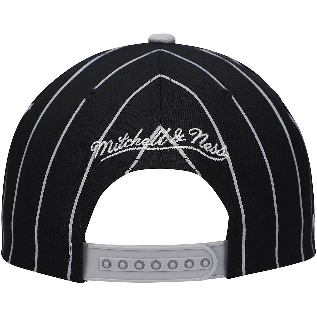 MENS MITCHELL & NESS NBA TEAM PIN SNAPBACK NETS - BLACK