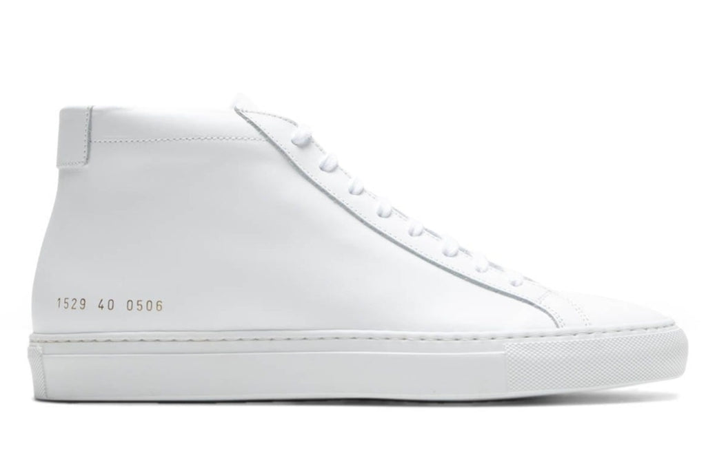 [1529-0506] Mens Common Projects ACHILLES MID 'WHITE'