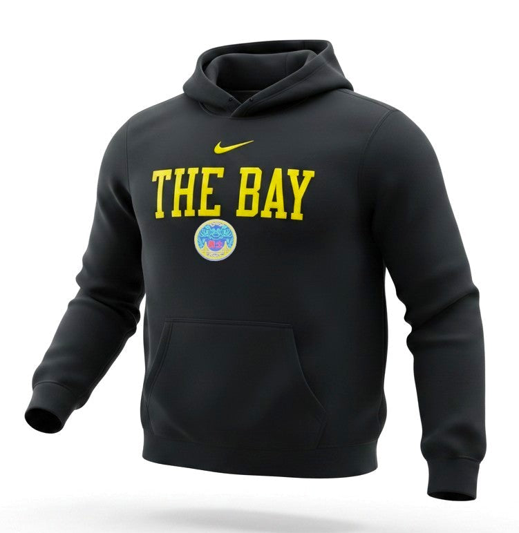 [M31314-BL] Mens Nike NBA Golden State Warriors City Edition Club Fleece Pullover Hoodie