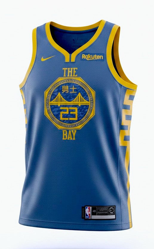 [AJ4610-427] Mens Nike NBA GS Warriors DRAYMOND GREEN "CNY" Swingman Jersey