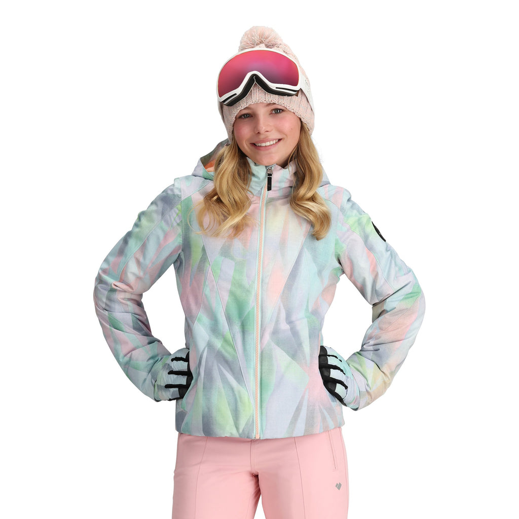 [31102-24126] YOUTH OBERMEYER GIRL'S RYLEE PRINT WATERPROOF JACKET