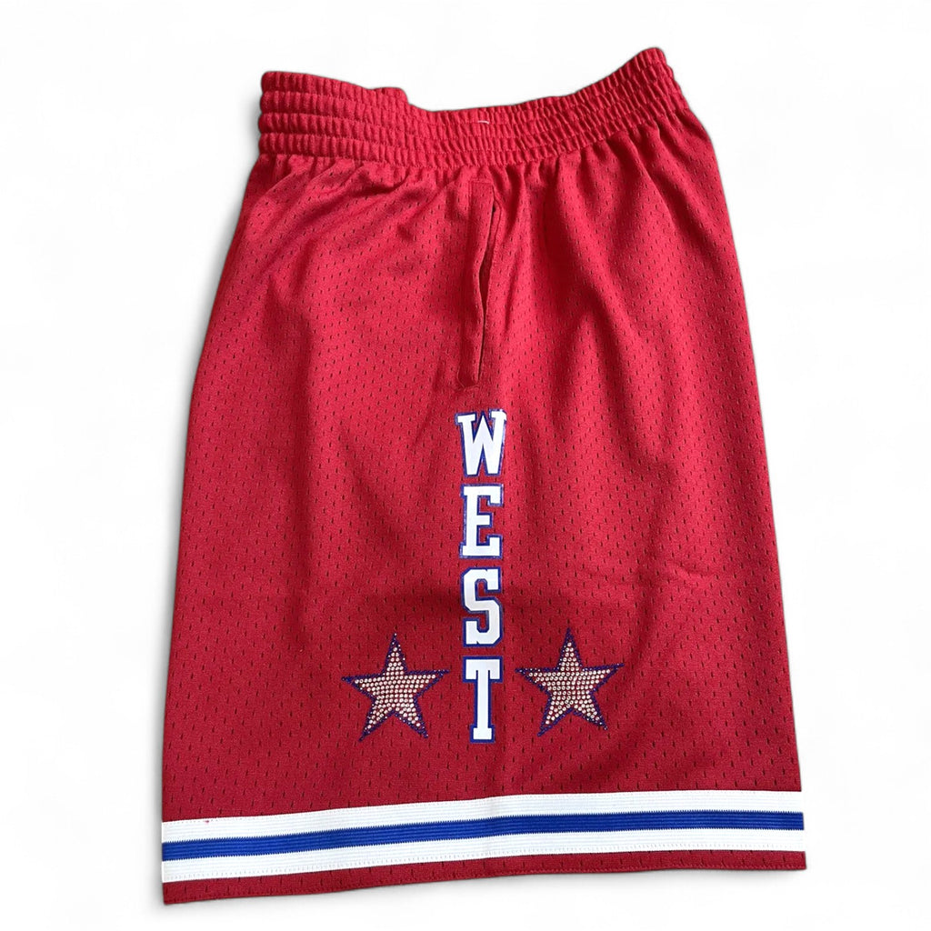 Mens Mitchell & Ness NBA Rhinestone Swingman Short All Star 1988