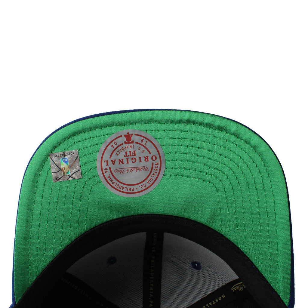 MENS MITCHELL & NESS NBA SWEET SUEDE SNAPBACK WARRIORS