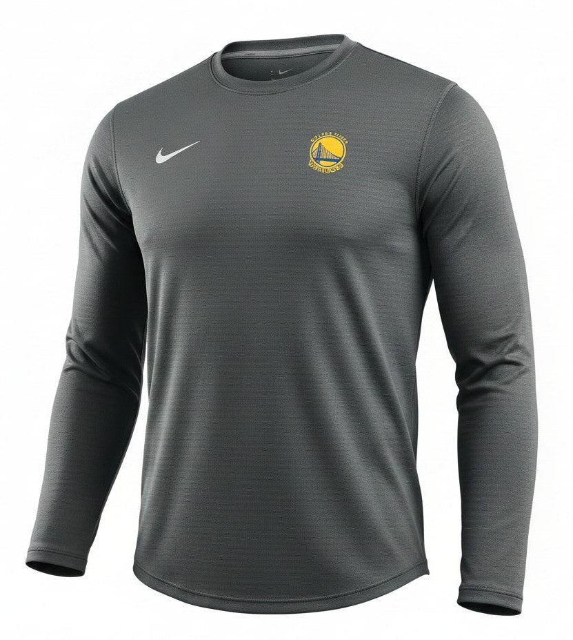 [M43565-ANTHRAC] Mens Nike NBA GSW Moder Crew Long Sleeve