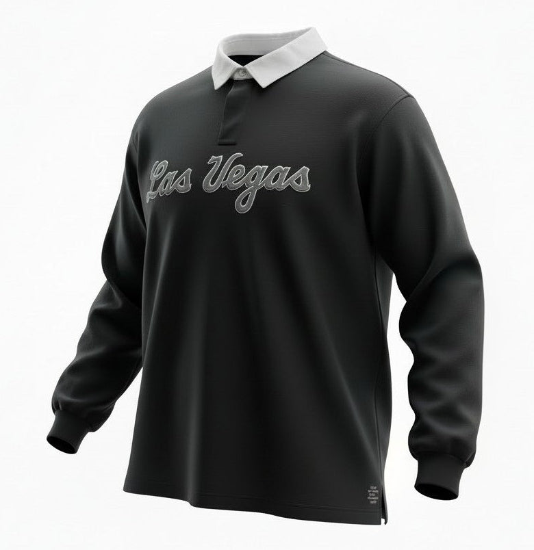 [EECO25CO82-217BKSI] MENS ERIC EMANUEL EE RUGBY LAS VEGAS POLO