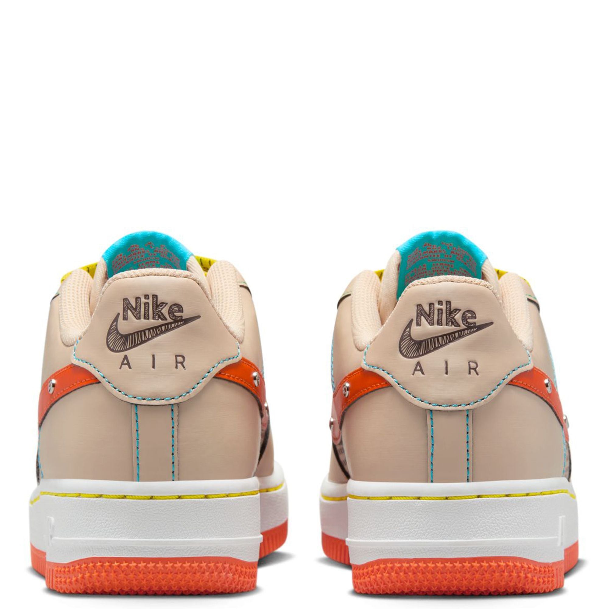 [IB7725-126] GRADE SCHOOL NIKE AIR FORCE 1 LE BG 'D.I.Y. DIORAMA'