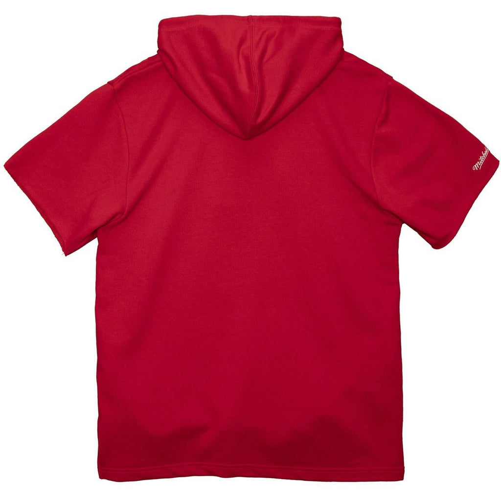 [HDSSAJ19074-CBUSCAR] MENS MITCHELL & NESS GAMEDAY SS FT HOODIE BULLS