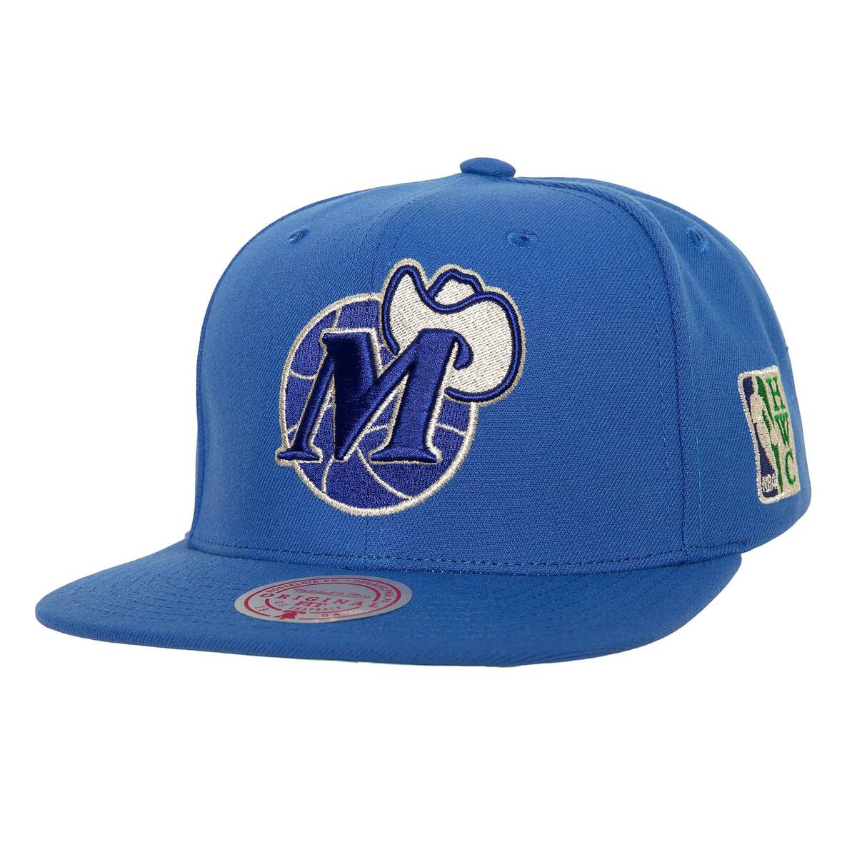 MENS MITCHELL & NESS NBA WATCH ME SHINE SNAPBACK HWC MAVERICKS - NAVY