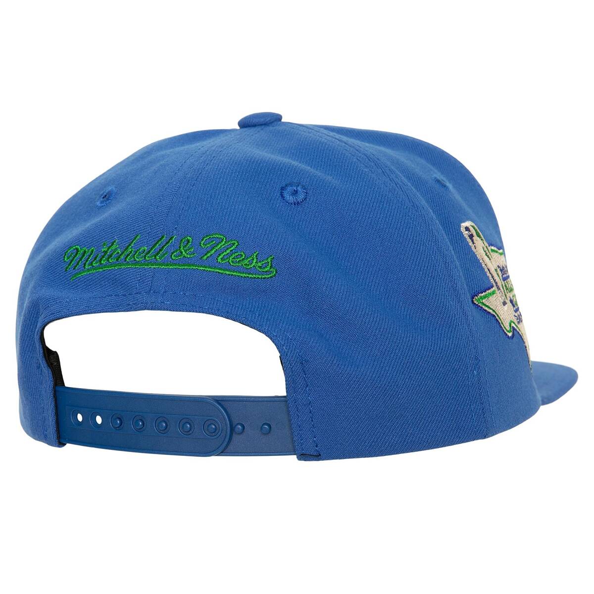 MENS MITCHELL & NESS NBA WATCH ME SHINE SNAPBACK HWC MAVERICKS - NAVY